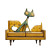 Creepy Cat Painting V2 Vinyl Car Decal Sticker – Waterproof & UV-Resistant 3.4133333333333336"