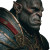 Muscular Orc Portrait V2 Vinyl Car Decal Sticker – Waterproof & UV-Resistant 3.4133333333333336"