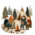Camping Coffee Scene V2 Vinyl Car Decal Sticker – Waterproof & UV-Resistant 3.4133333333333336"