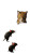 Cat Traps Mice Vinyl Car Decal Sticker – Waterproof & UV-Resistant 9.706666666666667"