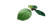 Emerald Green Leaf Vinyl Car Decal Sticker – Waterproof & UV-Resistant 2.72"