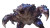 Crab God Musical Vinyl Car Decal Sticker – Waterproof & UV-Resistant 2.72"