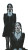 Gothic Wednesday Addams Vinyl Car Decal Sticker – Waterproof & UV-Resistant 9.706666666666667"