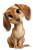 Cute Mascot Dog Vinyl Car Decal Sticker – Waterproof & UV-Resistant 8.96"