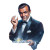 Vintage Bond Illustration Vinyl Car Decal Sticker – Waterproof & UV-Resistant 3.4133333333333336"
