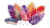 Neon Tropical Leaves Vinyl Car Decal Sticker – Waterproof & UV-Resistant 5.4