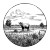 Minimalist Cow Icon Vinyl Car Decal Sticker – Waterproof & UV-Resistant 3.4133333333333336"