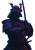Neon Samurai Warrior V2 Vinyl Car Decal Sticker – Waterproof & UV-Resistant 8.746666666666666"