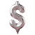 Shiny Dollar Balloon Vinyl Car Decal Sticker – Waterproof & UV-Resistant 6.826666666666667"