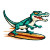 Crocodile Surf Logo Vinyl Car Decal Sticker – Waterproof & UV-Resistant 6.826666666666667"