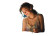 Fashion Artist Smiles Vinyl Car Decal Sticker – Waterproof & UV-Resistant 3.0933333333333333"