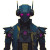 Cyberpunk Robot V12 Vinyl Car Decal Sticker – Waterproof & UV-Resistant 6.826666666666667"
