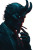 Shadowy Horned Man Vinyl Car Decal Sticker – Waterproof & UV-Resistant 8.96"