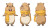Cute Capybara Cartoon Vinyl Car Decal Sticker – Waterproof & UV-Resistant 5.4
