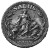 Ancient Roman Coin Vinyl Car Decal Sticker – Waterproof & UV-Resistant 3.4133333333333336"