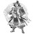 Samurai Portrait V34 Vinyl Car Decal Sticker – Waterproof & UV-Resistant 3.4133333333333336"
