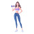 Fitness Woman Illustration Vinyl Car Decal Sticker – Waterproof & UV-Resistant 3.4133333333333336"