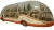 Dome City Bus Vinyl Car Decal Sticker – Waterproof & UV-Resistant 2.72"