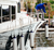 Commercial Grade Boat Fender | 6x24 White PVC | Twin Eye Design | For 20-25ft Boats