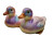 Iridescent Rubber Ducks V2 Vinyl Car Decal Sticker – Waterproof & UV-Resistant 2.986666666666667"