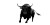 Simple Bull Silhouette Vinyl Car Decal Sticker – Waterproof & UV-Resistant 5.12"