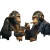 Chimpanzees Podcasting Vinyl Car Decal Sticker – Waterproof & UV-Resistant 6.826666666666667"