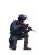 Determined Soldier Twilight Vinyl Car Decal Sticker – Waterproof & UV-Resistant 4.32"
