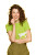 Young Woman Snacking Vinyl Car Decal Sticker – Waterproof & UV-Resistant 8.96"