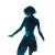 Female Dj Performance Vinyl Car Decal Sticker – Waterproof & UV-Resistant 3.4133333333333336"