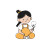 Baby With Flower Vinyl Car Decal Sticker – Waterproof & UV-Resistant 6.826666666666667"