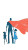 Superhero Papa Vinyl Car Decal Sticker – Waterproof & UV-Resistant 4.8533333333333335"