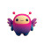 Cute Winged Alien Vinyl Car Decal Sticker – Waterproof & UV-Resistant 3.4133333333333336"