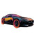 Black Panther Hotwheels Vinyl Car Decal Sticker – Waterproof & UV-Resistant 3.4133333333333336"