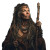 Paleolithic Shaman Woman Vinyl Car Decal Sticker – Waterproof & UV-Resistant 3.4133333333333336"