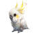 Cute Kawaii Kakatua Vinyl Car Decal Sticker – Waterproof & UV-Resistant 3.4133333333333336"