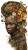 African Beaded Beauty Vinyl Car Decal Sticker – Waterproof & UV-Resistant 9.706666666666667"