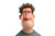 Cartoon Male Face Vinyl Car Decal Sticker – Waterproof & UV-Resistant 2.986666666666667"