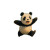 Cartoon Panda Jumping Vinyl Car Decal Sticker – Waterproof & UV-Resistant 3.4133333333333336"
