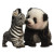 Panda And Zebra Vinyl Car Decal Sticker – Waterproof & UV-Resistant 3.4133333333333336"