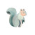 Cute Jungle Squirrel Vinyl Car Decal Sticker – Waterproof & UV-Resistant 6.826666666666667"