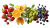 Assorted Fresh Fruits Vinyl Car Decal Sticker – Waterproof & UV-Resistant 2.72"