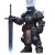 Dwarven Construct Knight Vinyl Car Decal Sticker – Waterproof & UV-Resistant 3.4133333333333336"