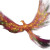 Fiery Digital Phoenix Vinyl Car Decal Sticker – Waterproof & UV-Resistant 6.826666666666667"
