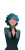 Punk Data Girl Vinyl Car Decal Sticker – Waterproof & UV-Resistant 10.2