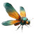 Fantasy Flying Insect Vinyl Car Decal Sticker – Waterproof & UV-Resistant 3.4133333333333336"