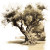 Olive Tree Sketch V2 Vinyl Car Decal Sticker – Waterproof & UV-Resistant 6.826666666666667"