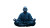 Serene Cyber Monk Vinyl Car Decal Sticker – Waterproof & UV-Resistant 5.4
