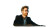 Professional Man Typing Vinyl Car Decal Sticker – Waterproof & UV-Resistant 2.72"