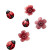 Cartoon Ladybugs Pattern V2 Vinyl Car Decal Sticker – Waterproof & UV-Resistant 3.4133333333333336"