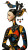 Mongolian Woman Portrait V3 Vinyl Car Decal Sticker – Waterproof & UV-Resistant 4.8533333333333335"
